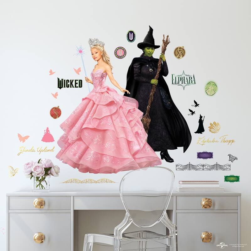 RoomMates Wicked Glinda Pink Wall Decals
