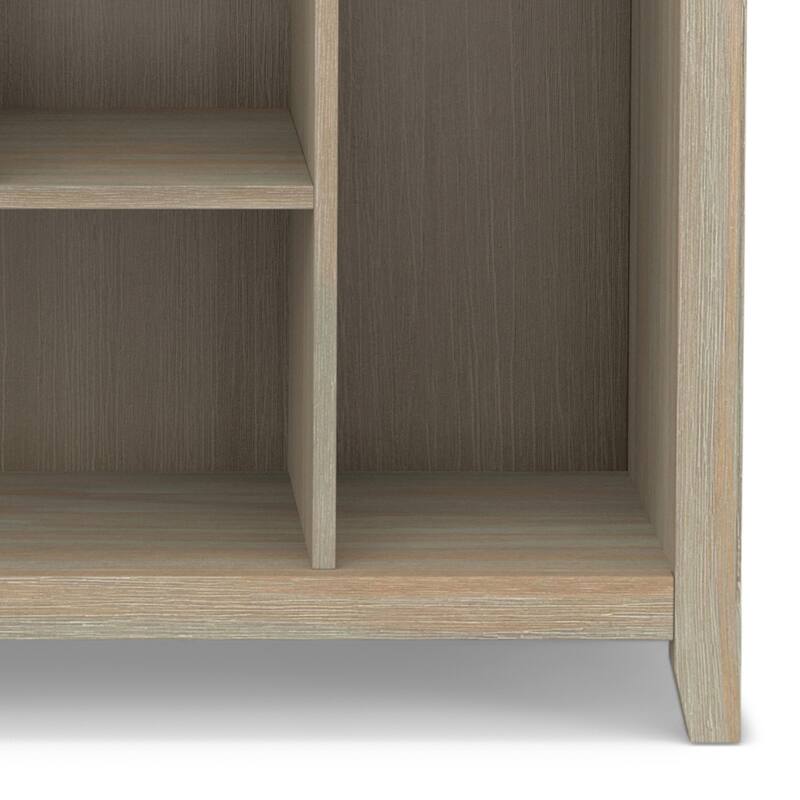 WYNDENHALL Halifax SOLID WOOD 44 inch x 44 inch Transitional Multi Cube Bookcase and Storage Unit - 44"w x 15.75"d x 44"h