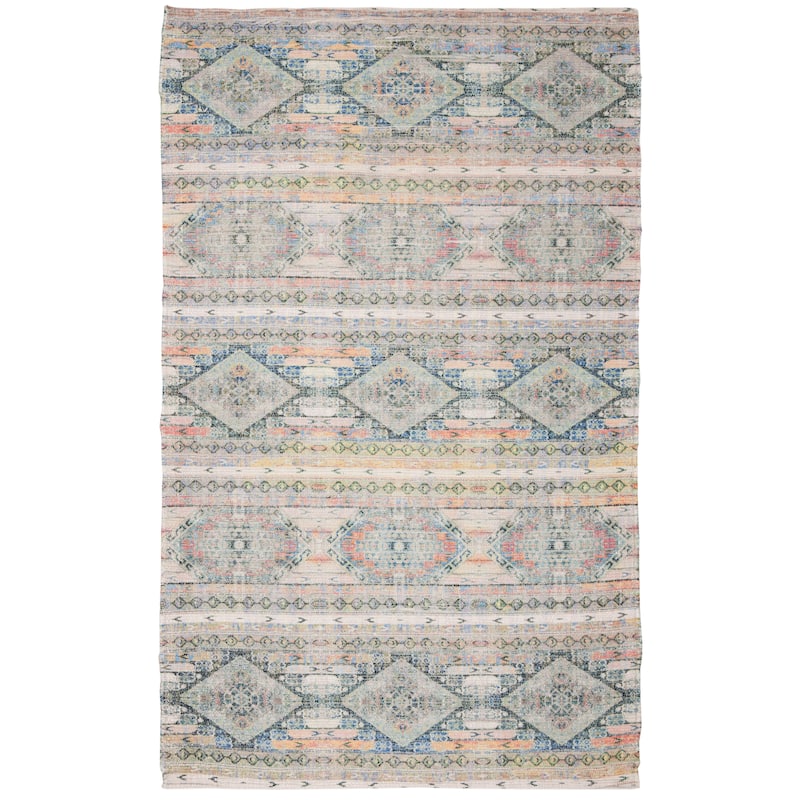 SAFAVIEH Handmade Saffron Estefania Modern Tribal Cotton Rug