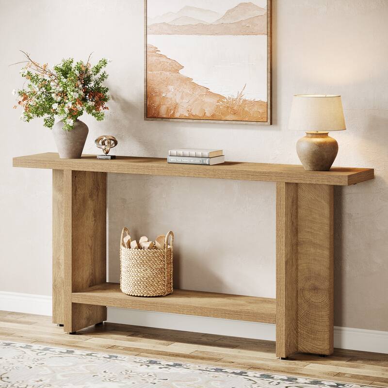 59-inch Farmhouse Entryway/Console Table