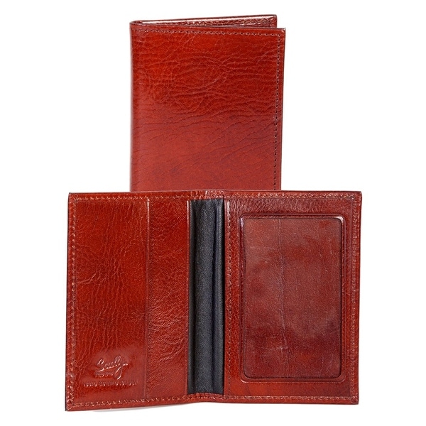 Scully Western Wallet Crocodile Print Leather ID Card Case - One size
