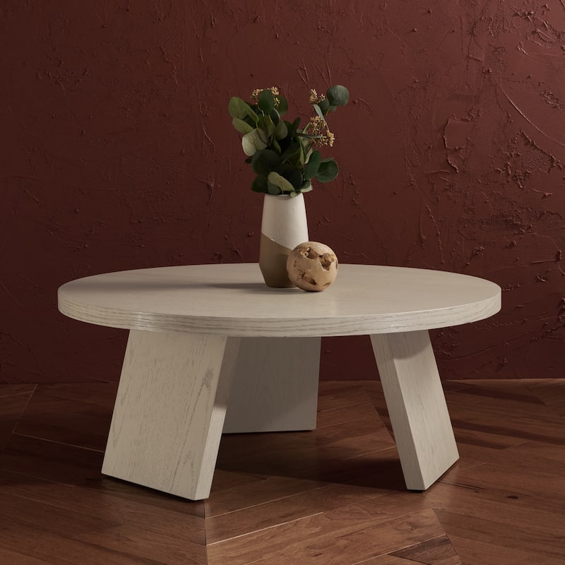 SAFAVIEH Couture Julianna Modern Wood Coffee Table - 36 in. W x 36 in. D x 15 in. H