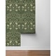 preview thumbnail 19 of 24, NextWall Stenciled Floral Peel and Stick Wallpaper