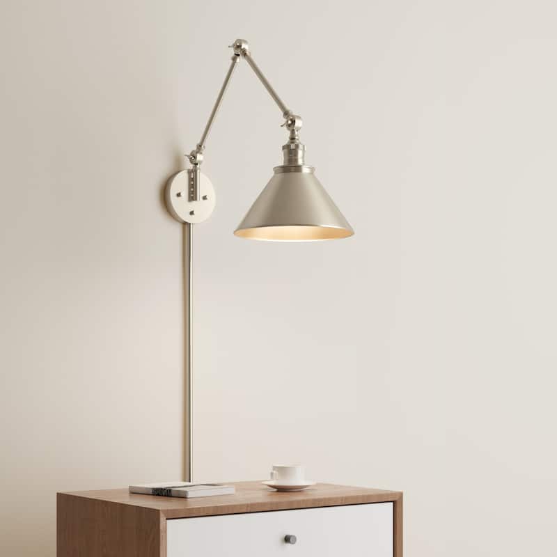 Millennium Lighting Edward 1 Light Swing Arm Sconce - Modern Gold