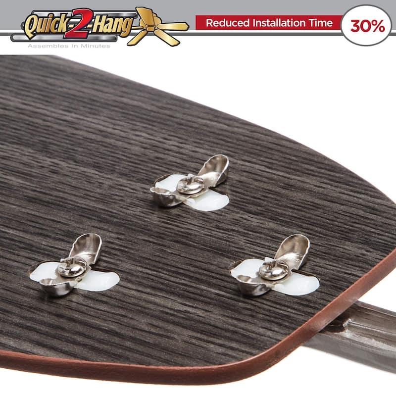 52" Honeywell Glen Alden Oil Rubbed Bronze LED Indoor Ceiling Fan with Light & Pull Chain