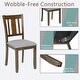 preview thumbnail 4 of 6, Wooden Dining Chairs Set of 4 Kitchen Chair Side Chair Accent Chair