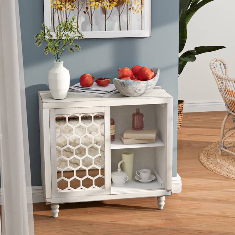 COSIEST Solid Wood Buffets and Sideboards Storage Cabinet