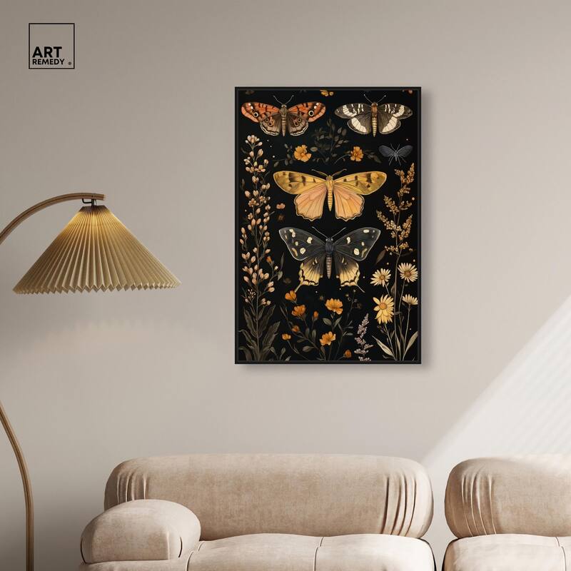 Winged Visitors II Canvas by Art Remedy