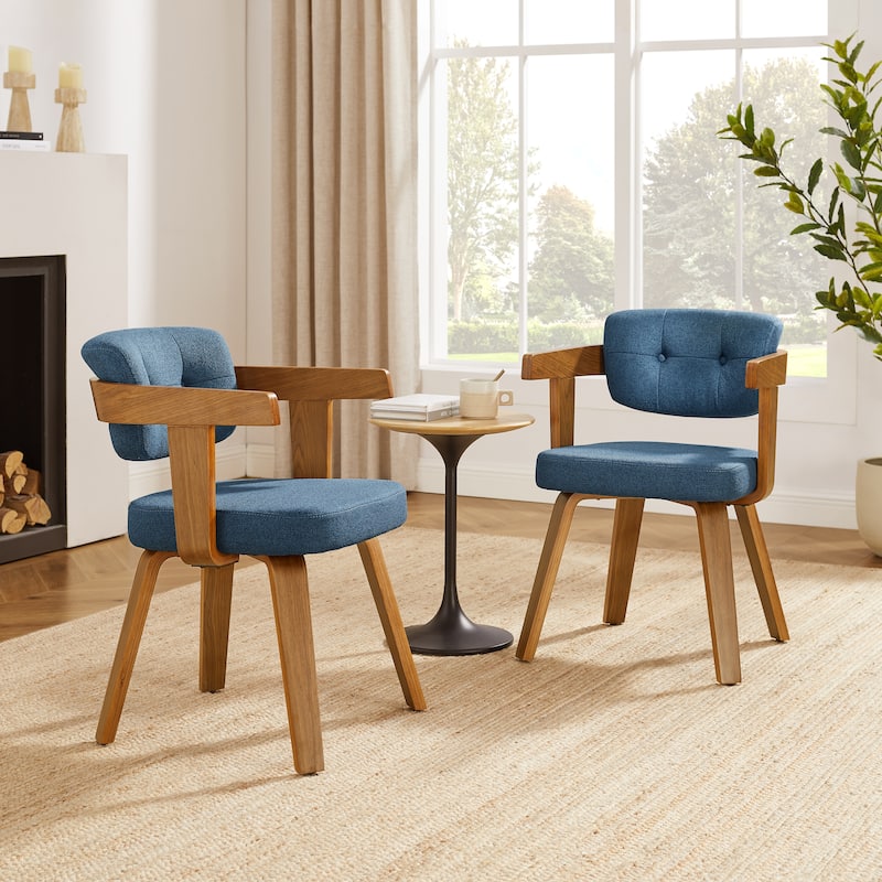 Art Leon Mid-century Modern Fabric Armchair