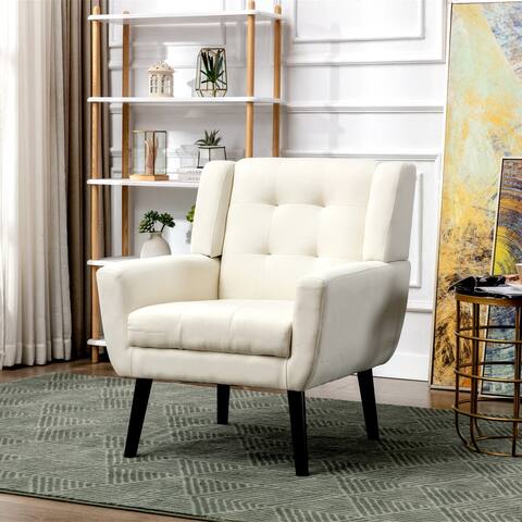 Modern Soft Linen Material Living Room Chair