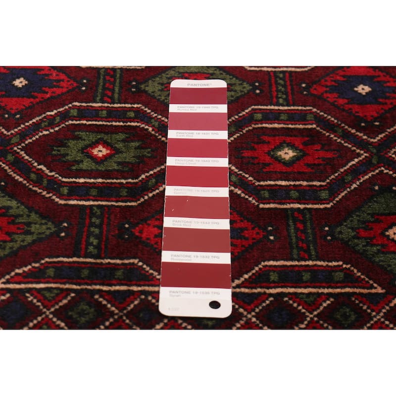 Teimani Red Rug 3'8" x 6'5" - 3'8 x 6'5