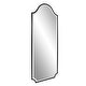 preview thumbnail 3 of 5, Allan Andrews Stainless Steel Framed Hand Beveled Shield Mirror