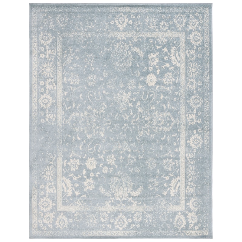 SAFAVIEH Adirondack Riin Rustic Shabby Chic Distressed Rug - 8' x 10' - Slate/Ivory