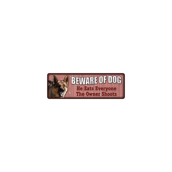 Rivers edge 1417 rivers edge sign 10.5x3.5 beware of the dog