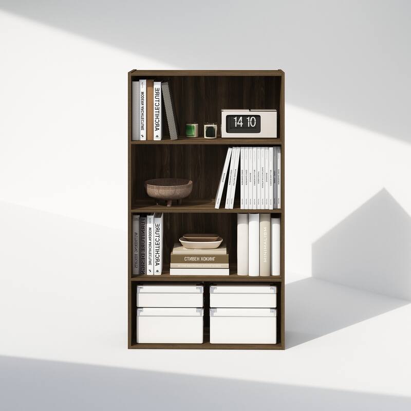 Furinno Simple Open Shelf, Bookcases, 4-Tier
