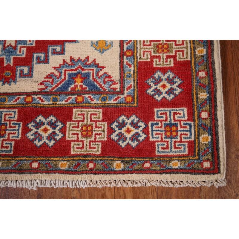 Kazak Runner Rug Handmade Wool Carpet - 2'10" x 16'3"
