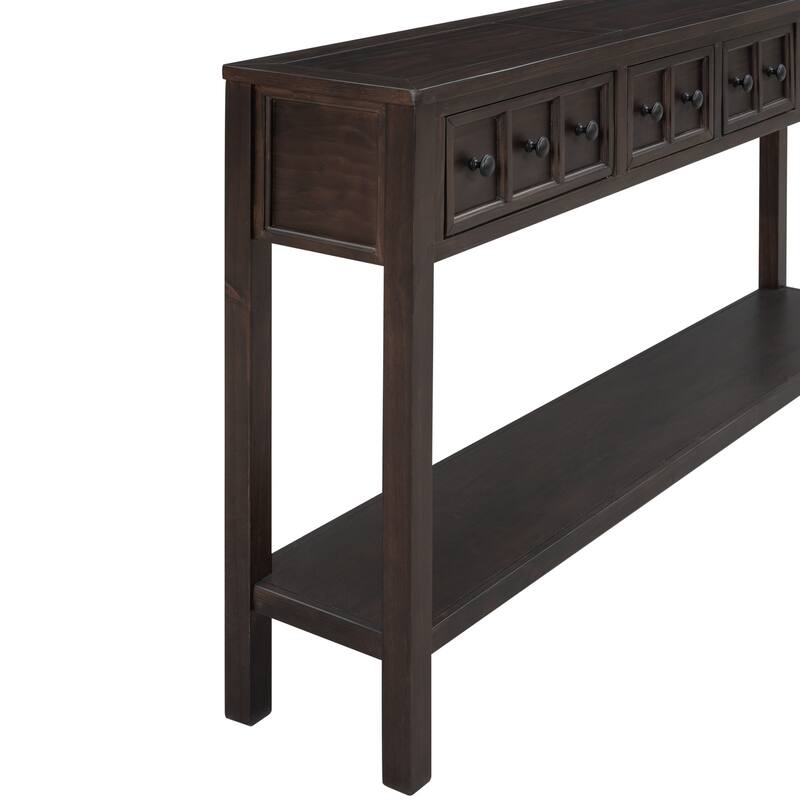 Rustic Entryway Console Table