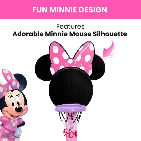 Minnie Mouse Plastic Basketball Set by Delta Children - Includes