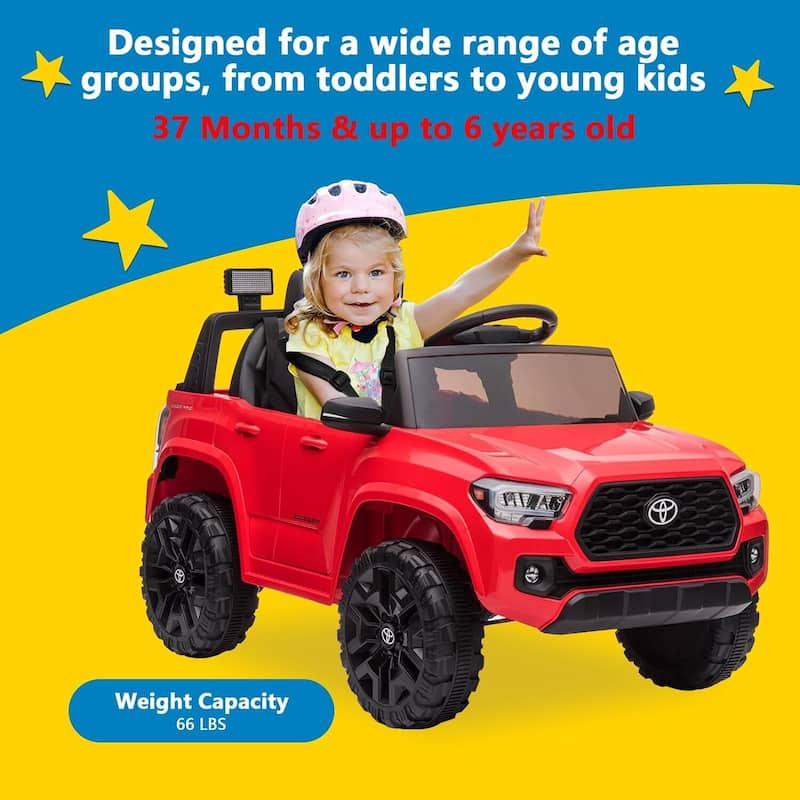 Officially Licensed Toyota Tacoma 12V Kids Ride on Car