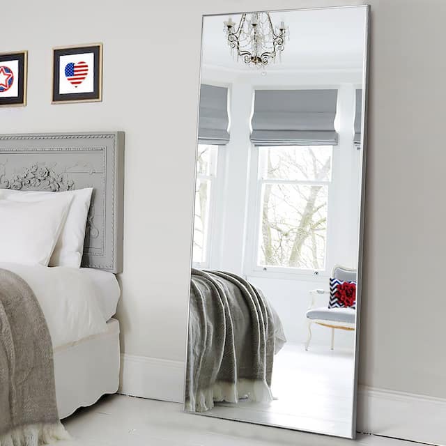 Modern Glam Large Full-length Floor Wall Mirror