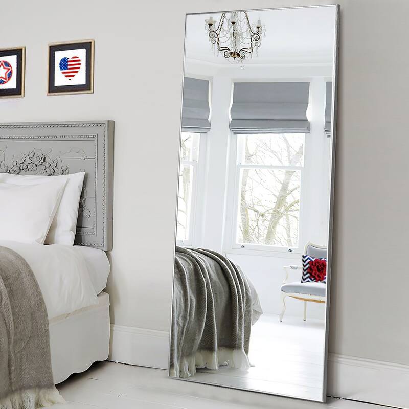 Modern Glam Large Full-length Floor Wall Mirror