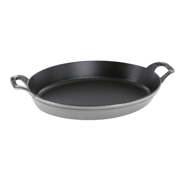 Staub Cast Iron 14.5-inch X 11.2-inch Oval Baking Dish