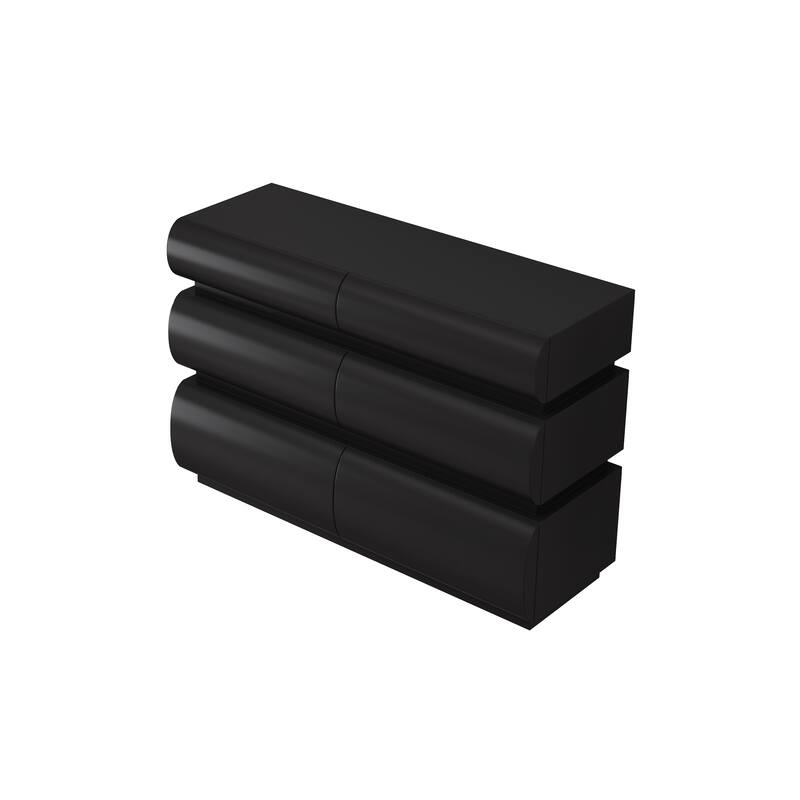 Modern 6 Drawer Dresser for Bedroom