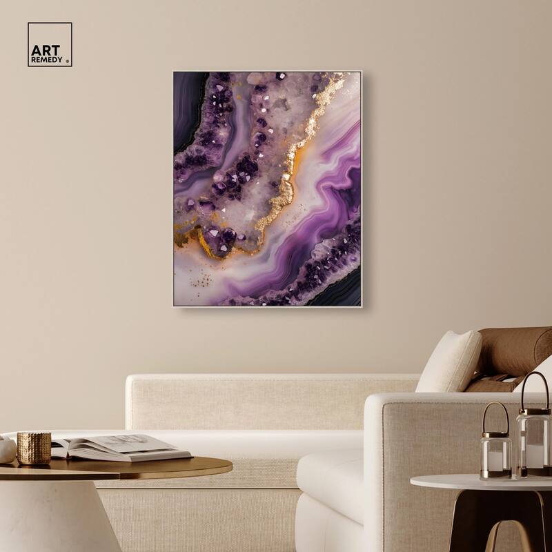 Amethystine Dream I Canvas by Art Remedy