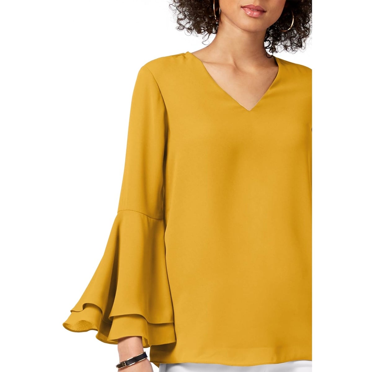 alfani bell sleeve blouse