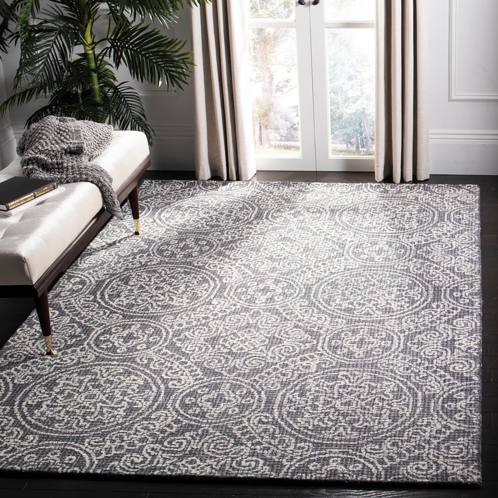 SAFAVIEH Handmade Abstract Pramila Modern Wool Rug