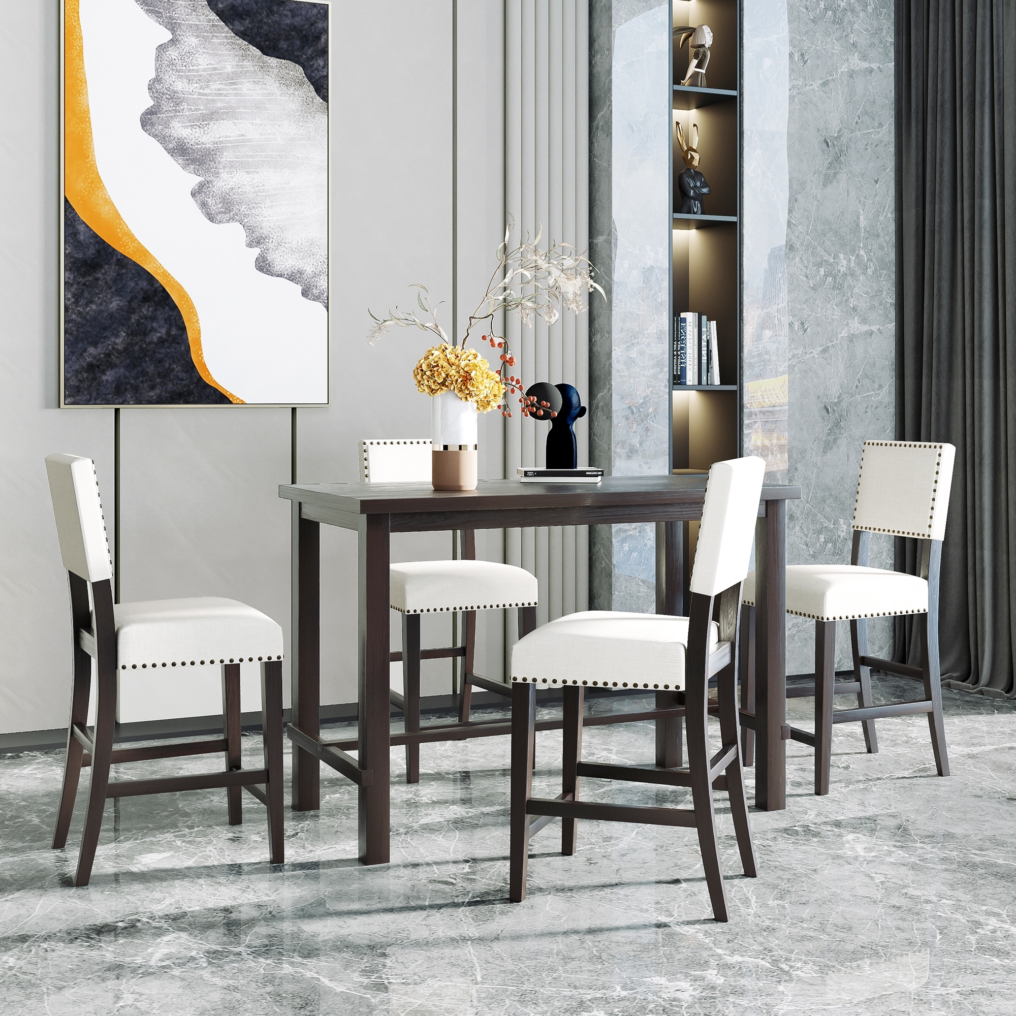 Apartment dining set top