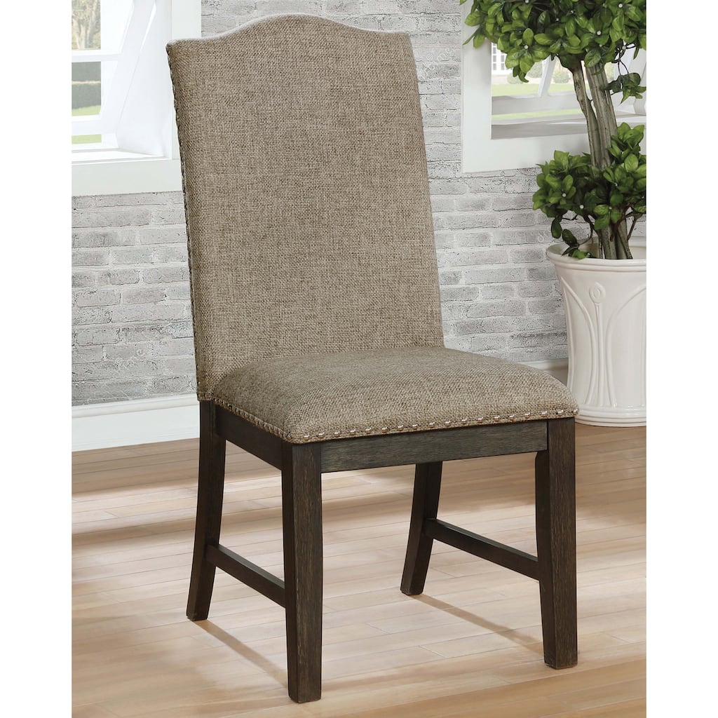 The Gray Barn Ruddy Road Farmhouse Upholstered Dining Chairs (Set of 2)