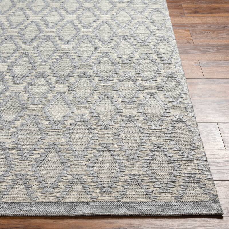 Nattie Handmade Trellis Wool & Recycled PET Area Rug