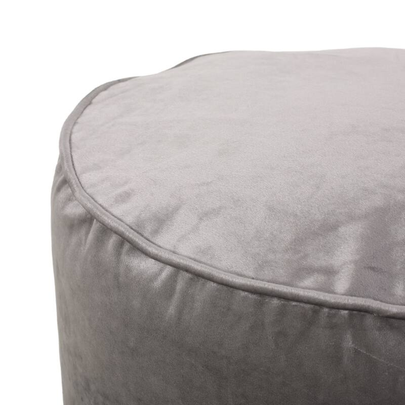 Shimon Cylinder Pouf,Comfortable choice, multiple functions, classic design, and cozy corners Blush - Gray
