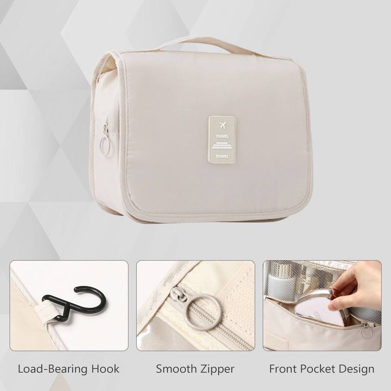 Versatile Set Hanging Toiletry Bag 3 Piece Trunk Sets Carry On Hardside Luggage with TSA Lock