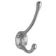 preview thumbnail 6 of 10, Baldwin Estate Double Robe Hook Satin Chrome