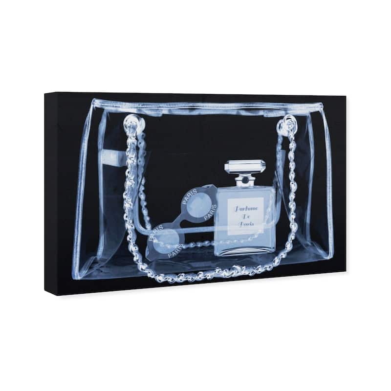 Wynwood Studio Canvas Fashion and Glam Coveted Perfume Handbag Black and Glam Wall Art Canvas Print