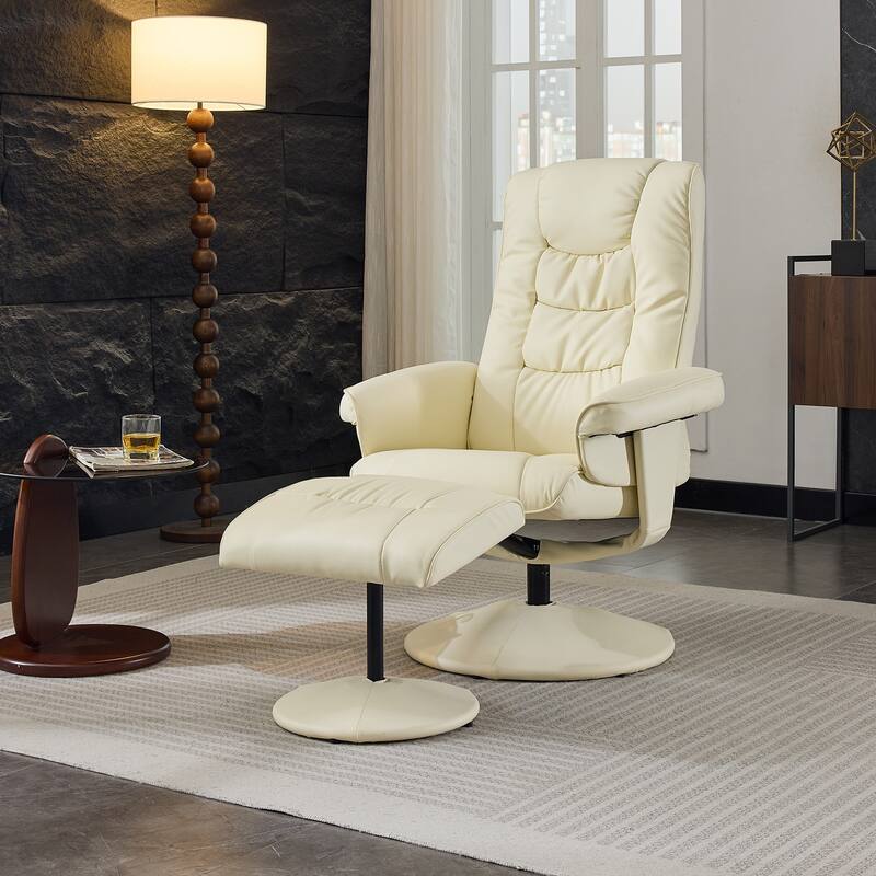 Recliner Chair with Ottoman