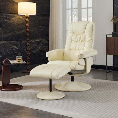 Recliner Chair with Ottoman
