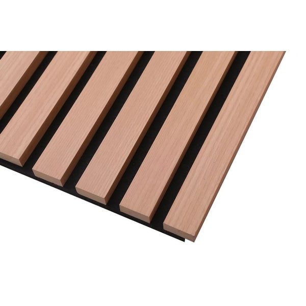 94 in. x 23.6 in x 0.8 in. Acoustic Vinyl Wall Cladding Siding Board ...