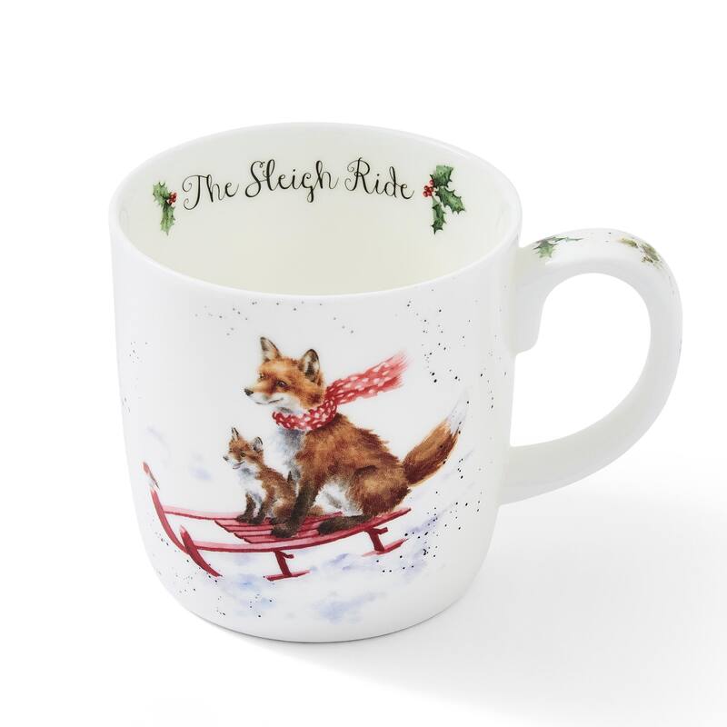 Royal Worcester Holiday Wrendale Designs 14 oz Mug