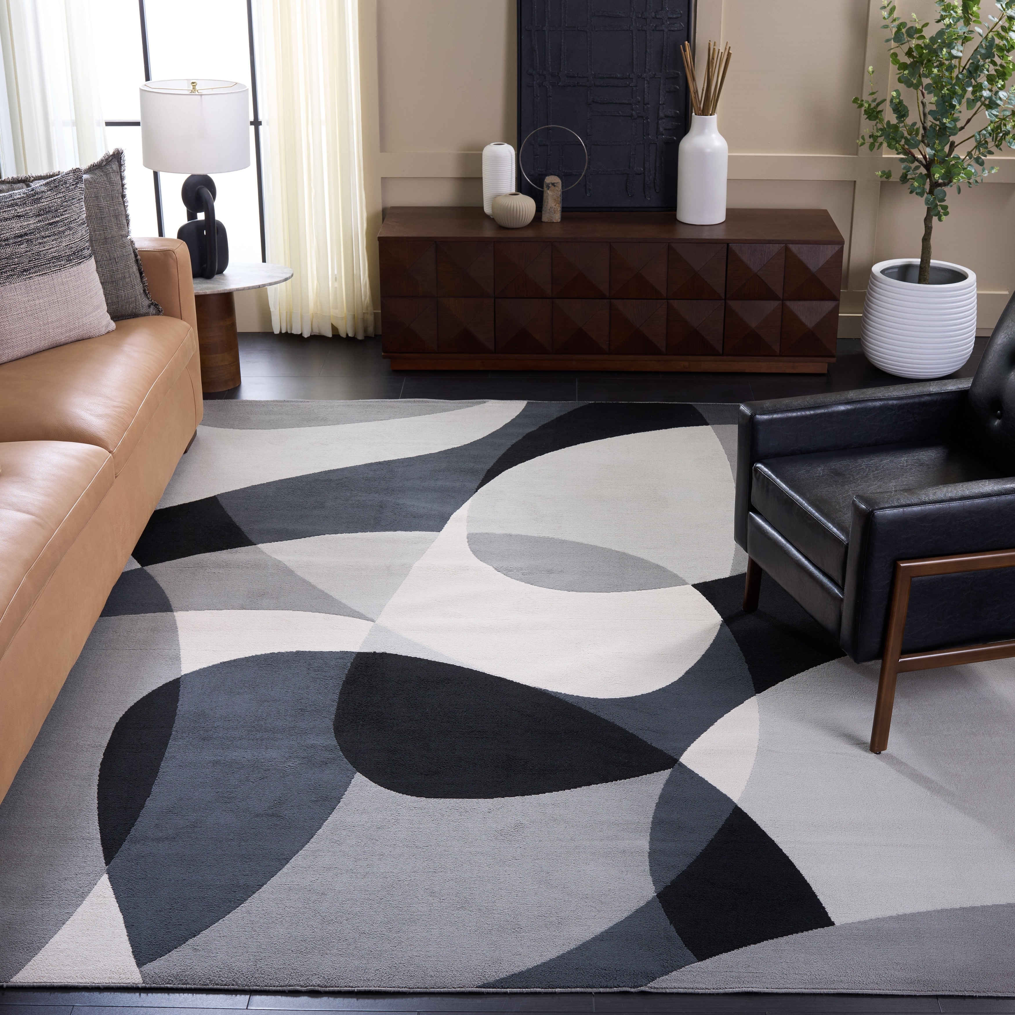 SAFAVIEH Odyssey Shifra Mid-Century Modern Rug