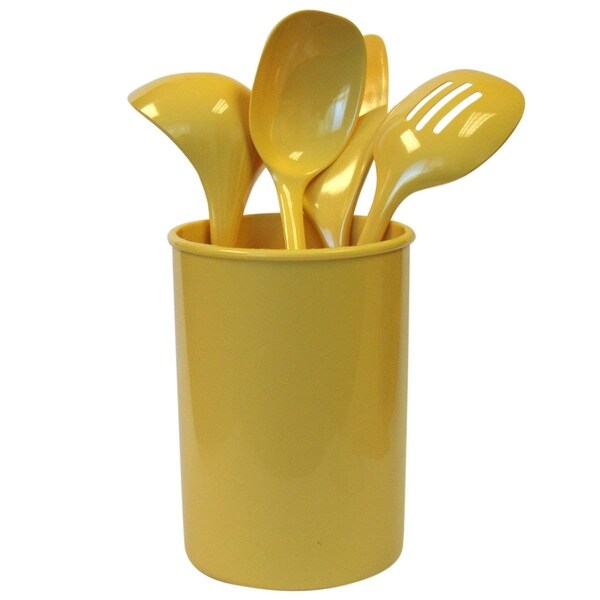 Reston Lloyd 82921 5-Piece Calypso Basics Utensil Holder Set, Lemon. Opens flyout.