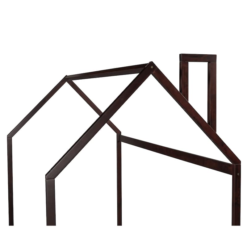 Twin Size House Bed Wood Bed