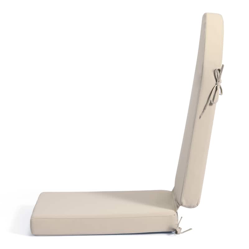 Laguna All Weather Poly Outdoor Adirondack Chair Seat And Back Cushion (Cushions Only)