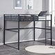 preview thumbnail 22 of 31, Metal Loft Bed Twin, Loft Bed Frame with Guard Rails and Flat Ladder