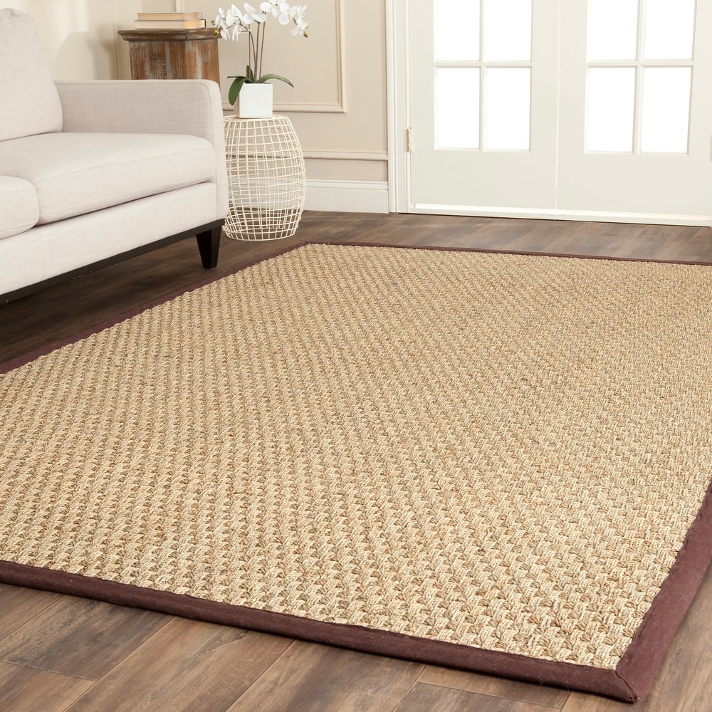 SAFAVIEH Natural Fiber Zymryd Basketweave Seagrass Rug