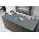 preview thumbnail 14 of 34, James Martin Vanities Metropolitan 60" Single Vanity, Silver Oak