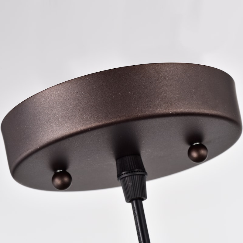 1-light Oil Rubbed Bronze Hanging Pendant