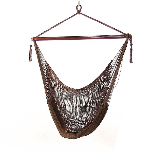 Sunnydaze Hanging Caribbean XL Hammock Chair